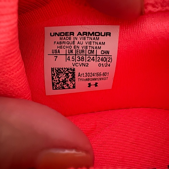 Under Armour UA W HOVR Phantom 2 Brilliance/Pink Road running shoes - Picture 3 of 5